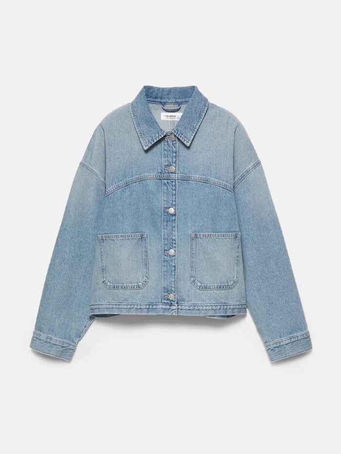 Boxy denim overshirt